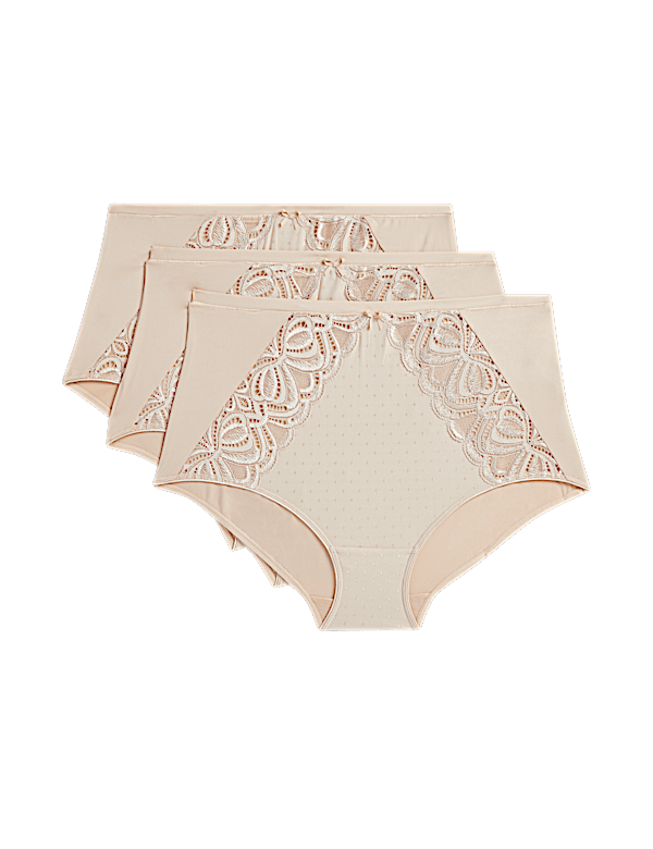 3pk Amelia Lace Full Briefs