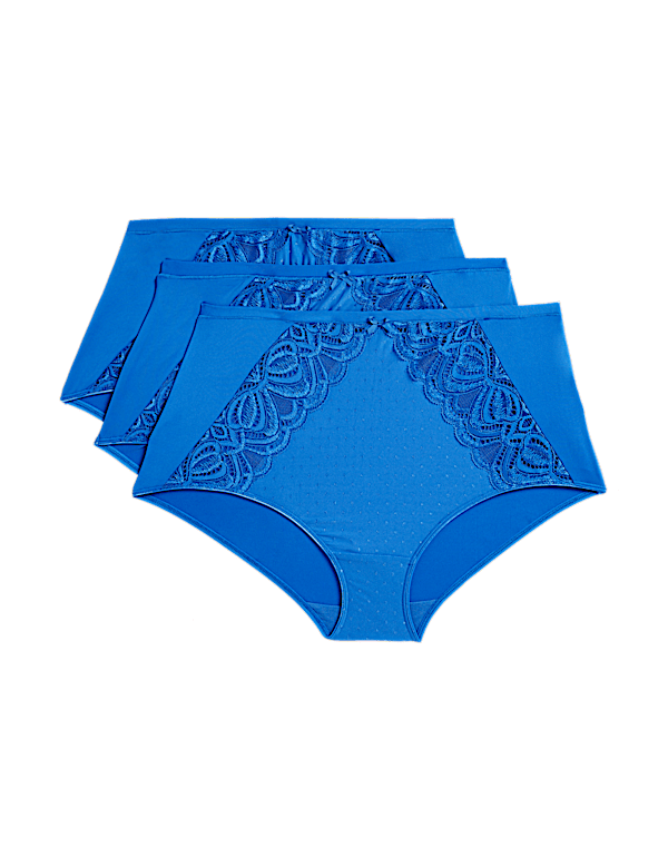 3pk Amelia Lace Full Briefs
