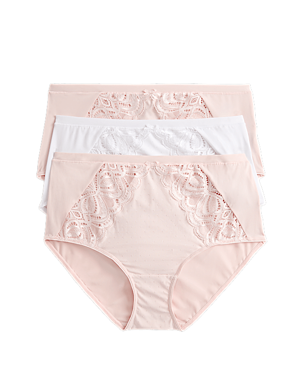 3pk Amelia Lace Full Briefs