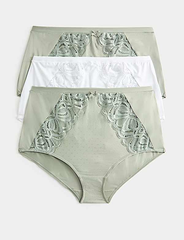 3pk Amelia Lace Full Briefs