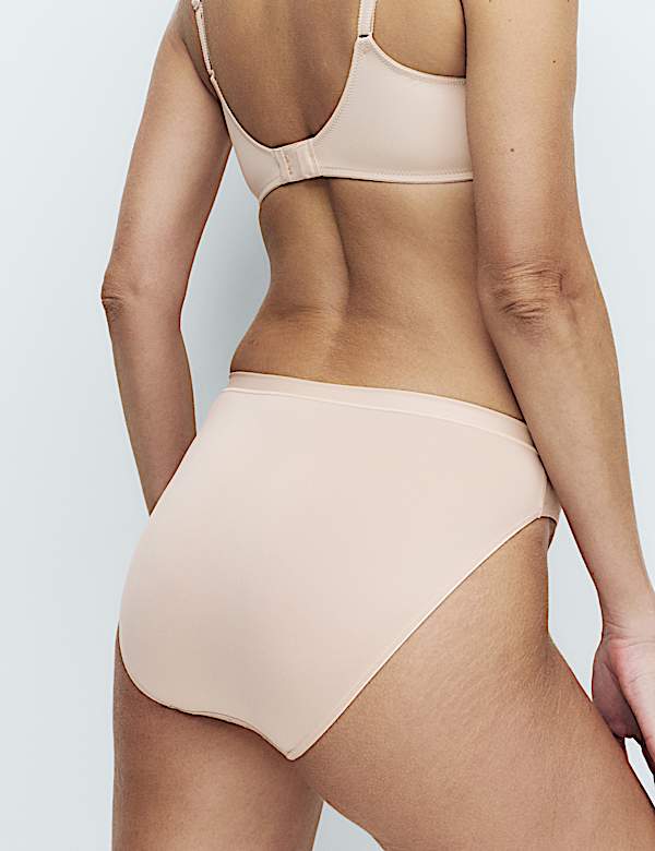 3pk Amelia Lace High Leg Knickers - NO