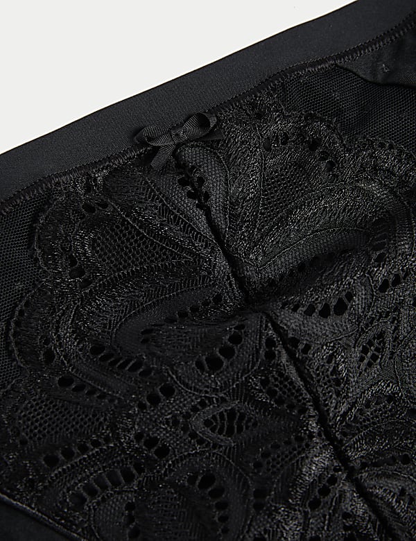 3pk Amelia Lace High Leg Knickers