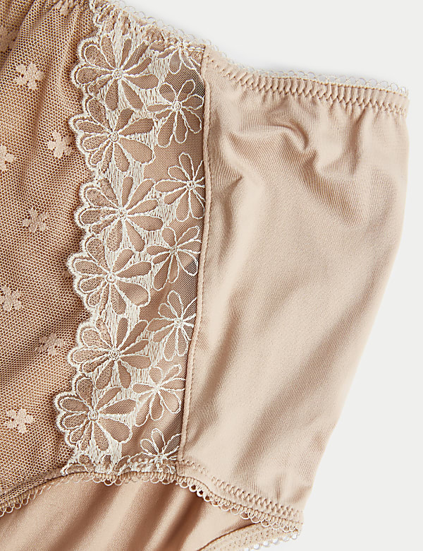 3pk Daisy Embroidery Full Briefs