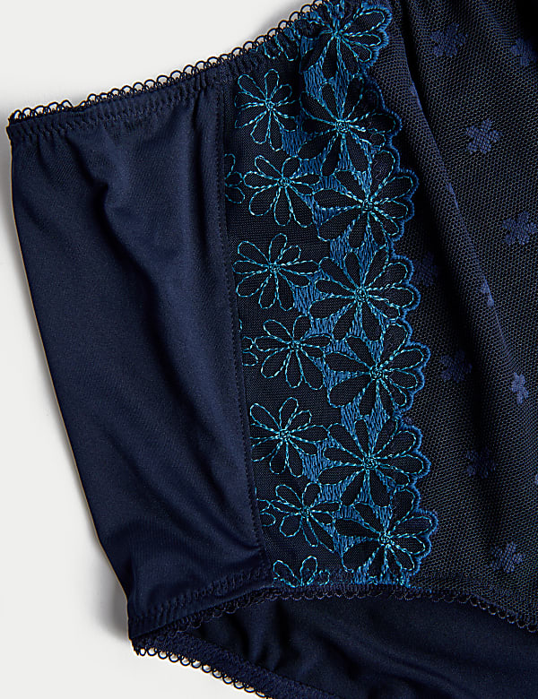 3pk Daisy Embroidery Full Briefs