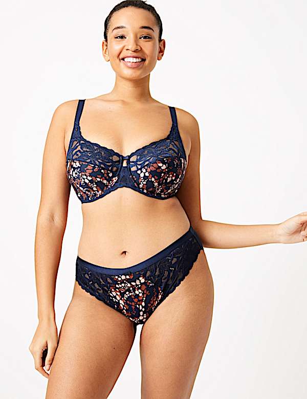 Wild Blooms High Leg Knickers - RO