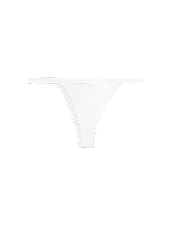 Cotton Rich Rib Tanga Thong