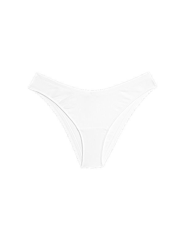Cotton Rich Rib Miami Knickers