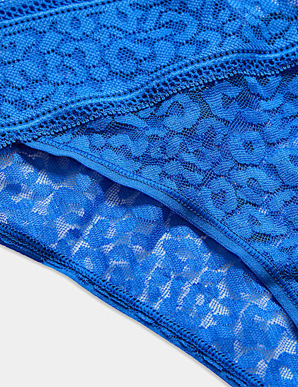 Animal Lace Brazilian Knickers