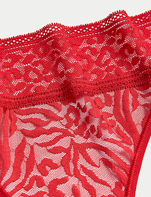 4pk Lace Brazilian Knickers