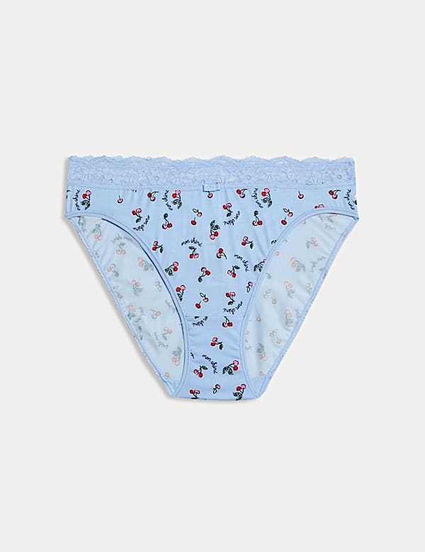 Floral Print High Leg Knickers
