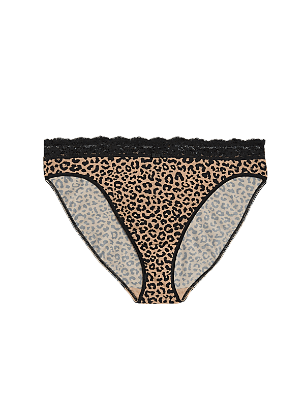 Floral Print High Leg Knickers