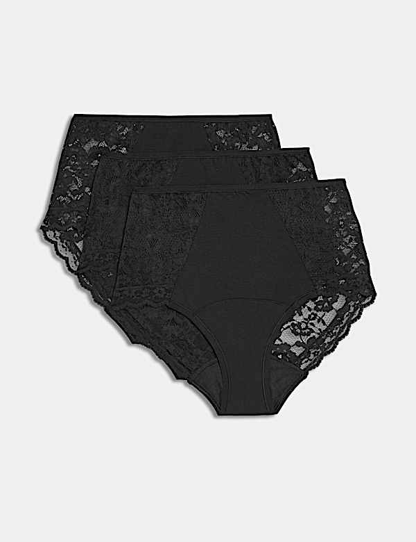 3pk Heavy Absorbency Period Full Briefs - HU