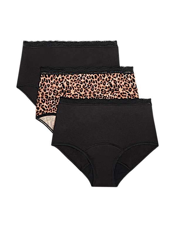 3pk Heavy Absorbency Period Full Briefs