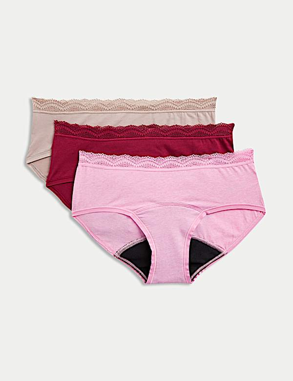 3pk Heavy Absorbency Period Knicker Shorts - VN