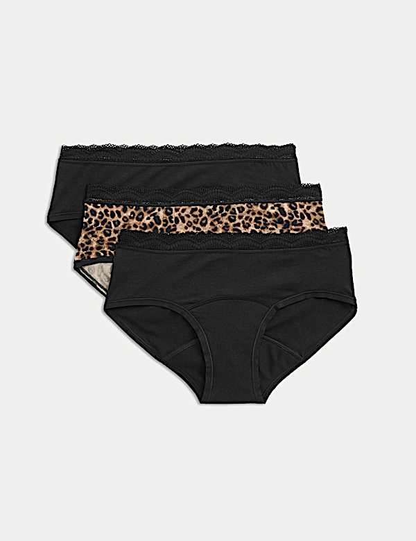 3pk Heavy Absorbency Period Knicker Shorts - IL