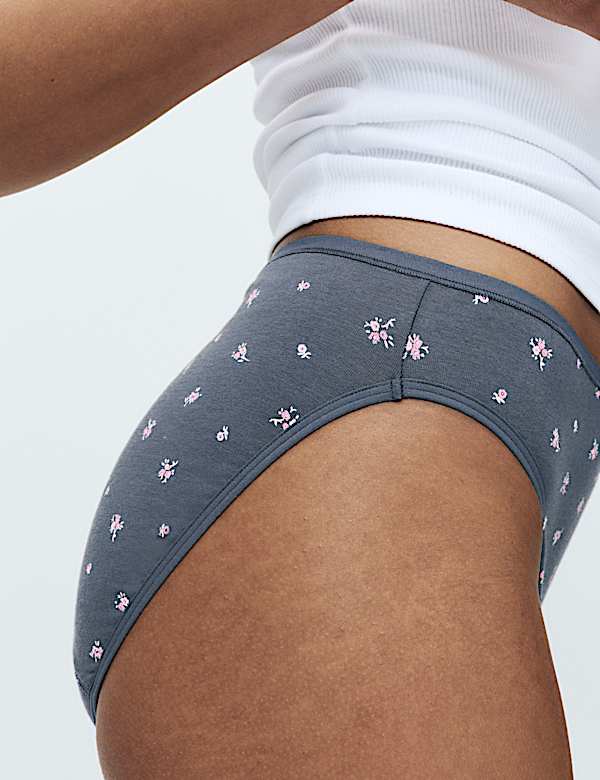 2er-Pack hoch ausgeschnittene Perioden-Slips mit hohem Baumwollanteil - AT