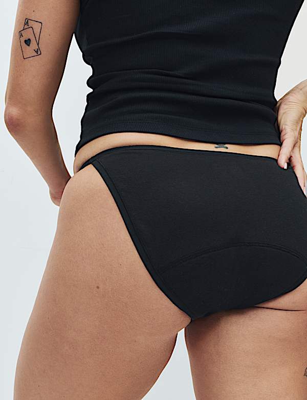 2pk Adaptable Clasp Period Bikini Knickers - JE