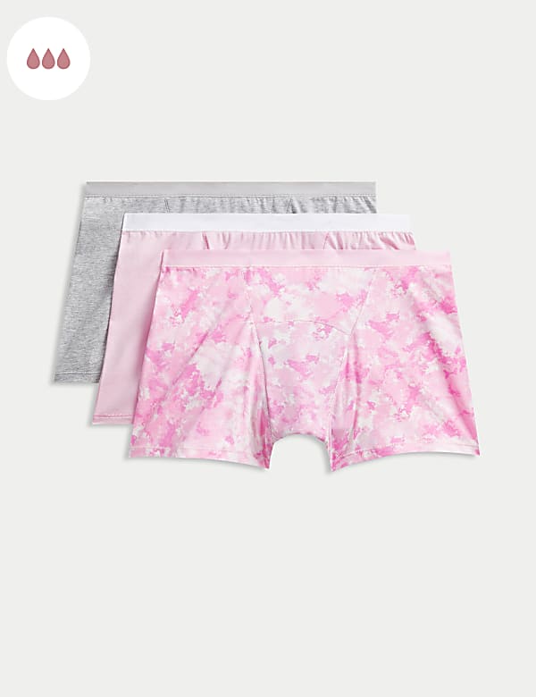 3pk Heavy Absorbency First Period Boy Shorts