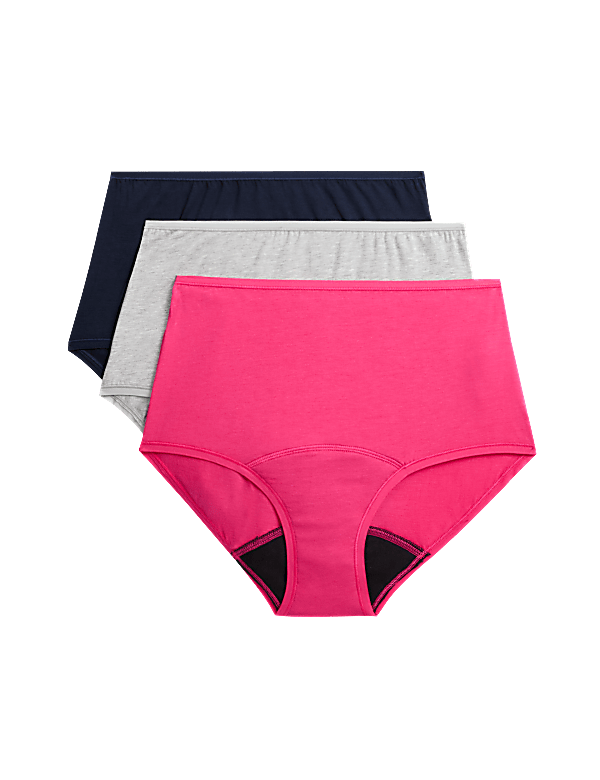 3pk Heavy Absorbency Period Full Briefs