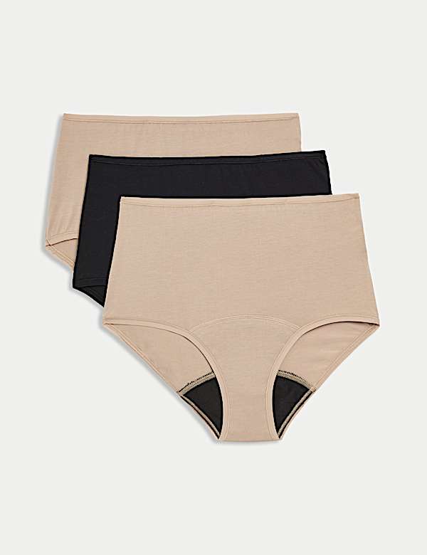 3pk Heavy Absorbency Period Full Briefs - ES