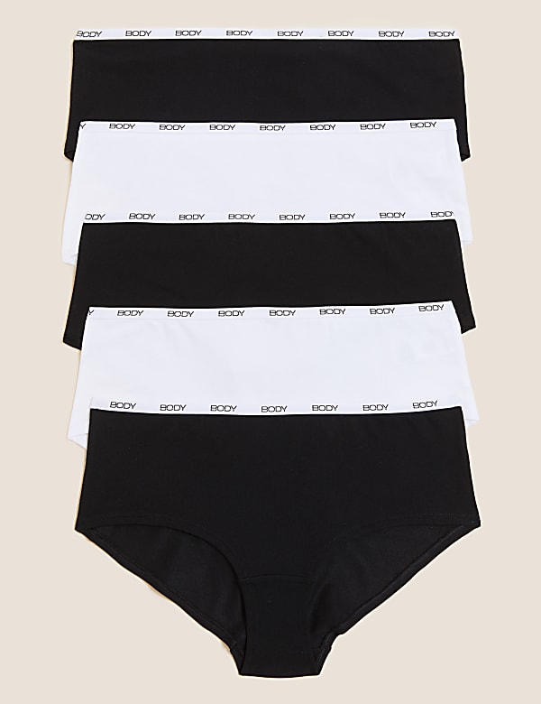 5pk Supima Cotton Body Low Rise Shorts