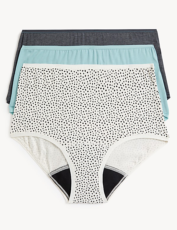 3pk Moderate Absorbency Period Full Briefs