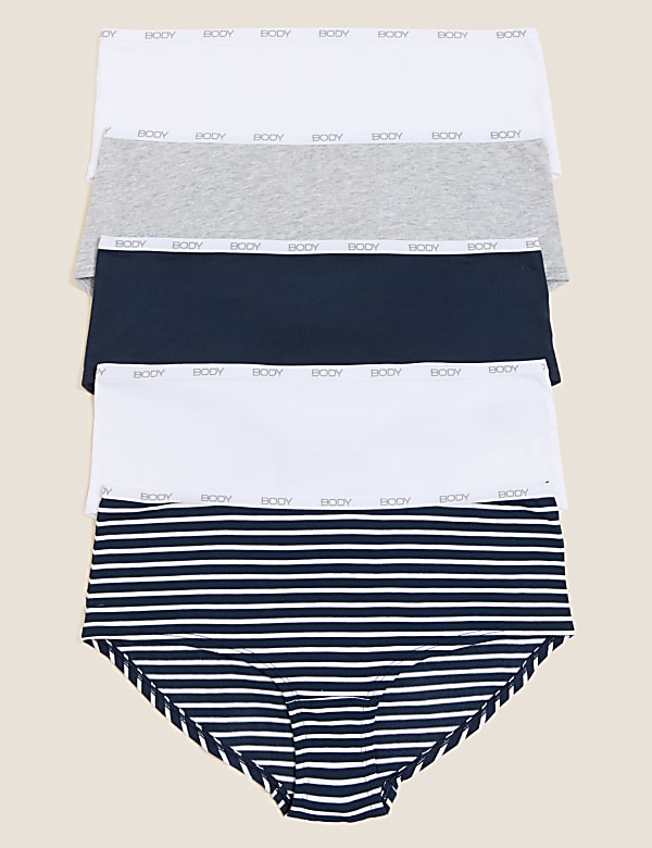 5pk Supima Cotton Body Knicker Shorts