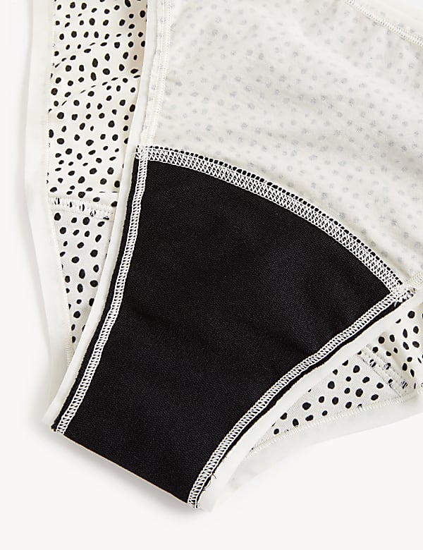 3pk Moderate Absorbency Period High Leg Knickers