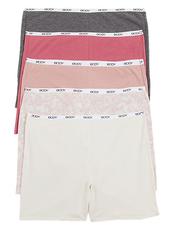 5pk Cotton Rich Boy Shorts