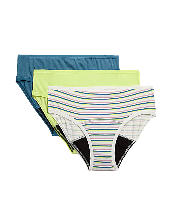 3pk Heavy Absorbency First Period Briefs