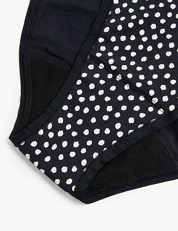 3pk Moderate Absorbency Period High Leg Knickers