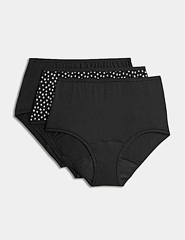 3pk Moderate Absorbency Period Full Briefs