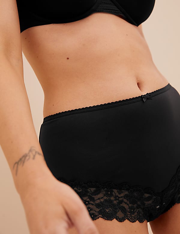3pk Lace High Rise Shorts
