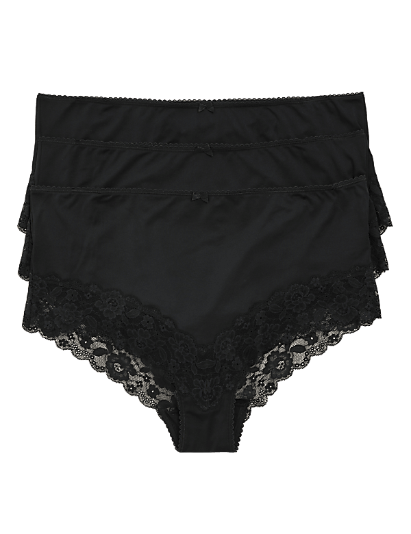 3pk Lace High Rise Shorts
