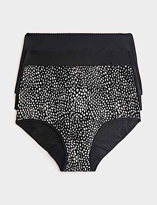 3 Pack Heavy Absorbency Period Full Briefs