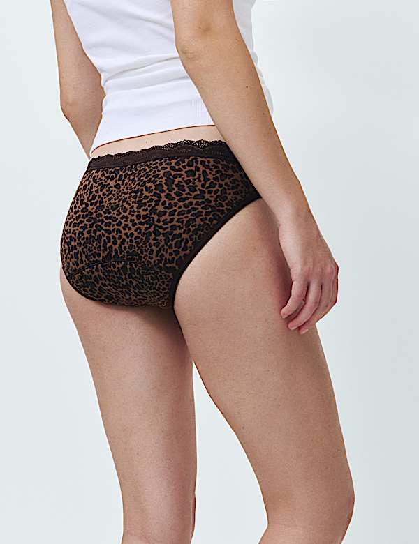 3 Pack Cotton Rich Period Bikini Knickers - CZ