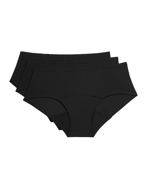 3pk No VPL Heavy Absorbency Period Knicker Shorts