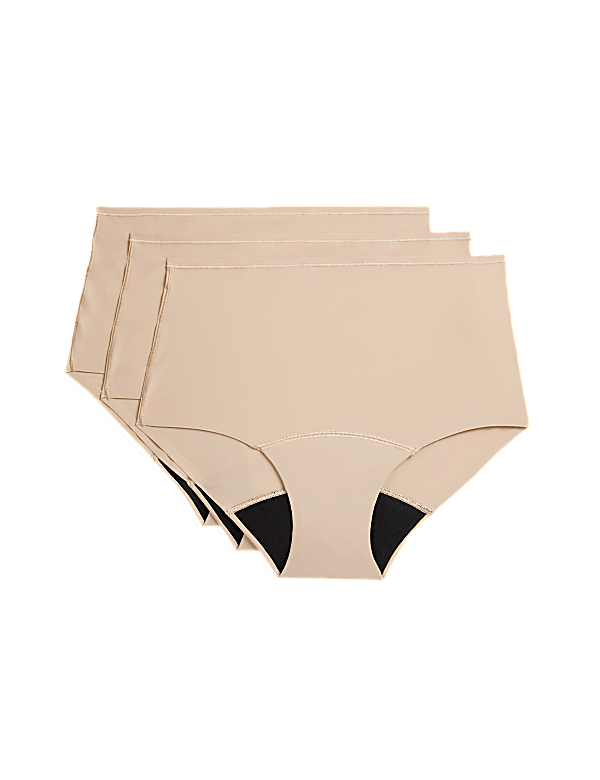 3pk No VPL Heavy Absorbency Period Full Briefs