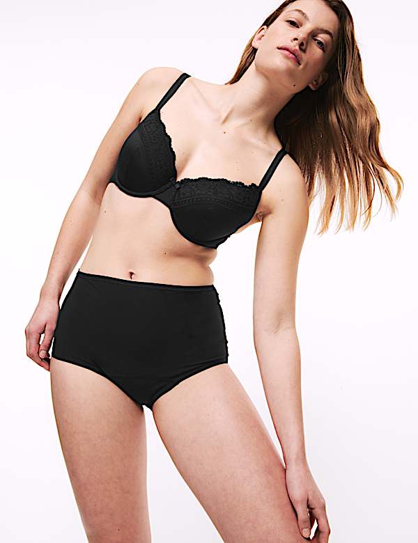 3pk No VPL Heavy Absorbency Period Full Briefs - PT