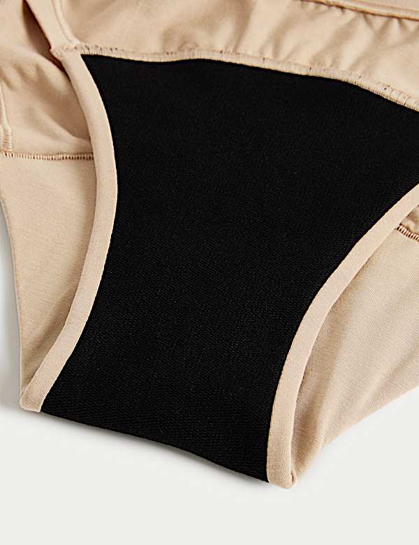 3pk Heavy Absorbency Modal Period Bikini Knickers
