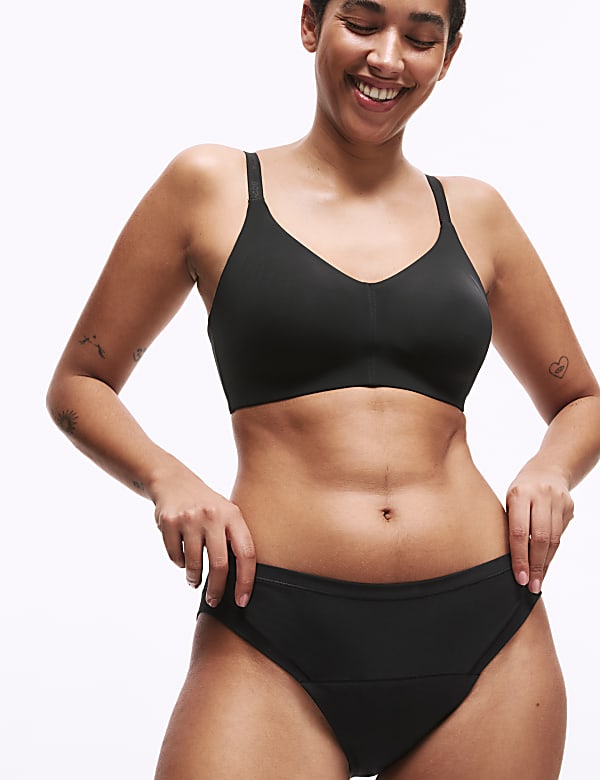 Lot de 3 culottes bikini menstruelles ultra-absorbantes en modal - FR