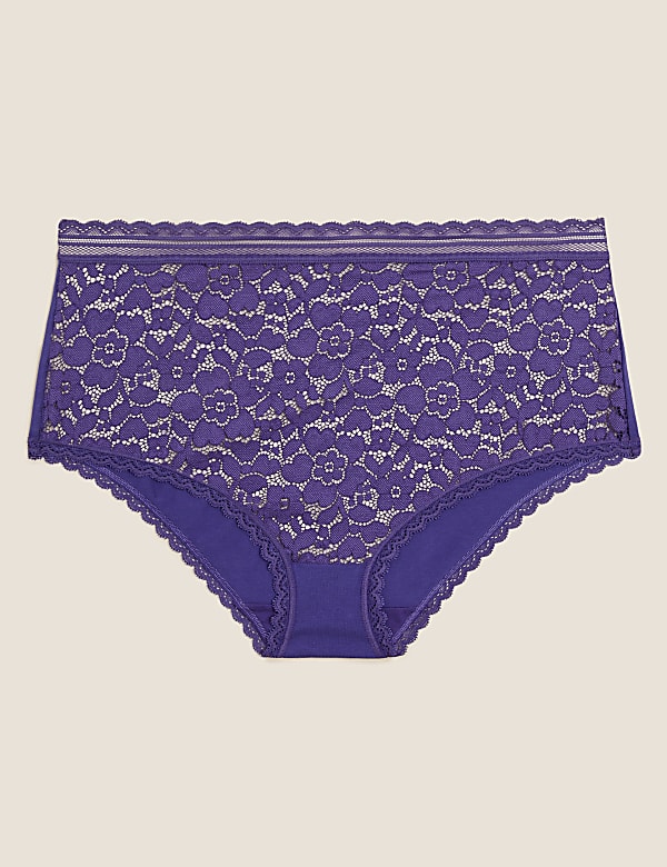 Cotton Rich & Lace Full Briefs