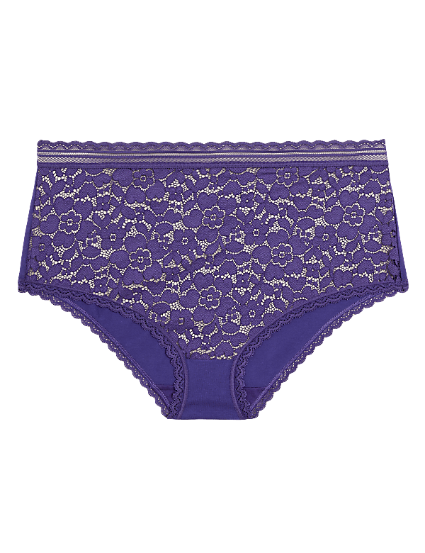Cotton Rich & Lace Full Briefs