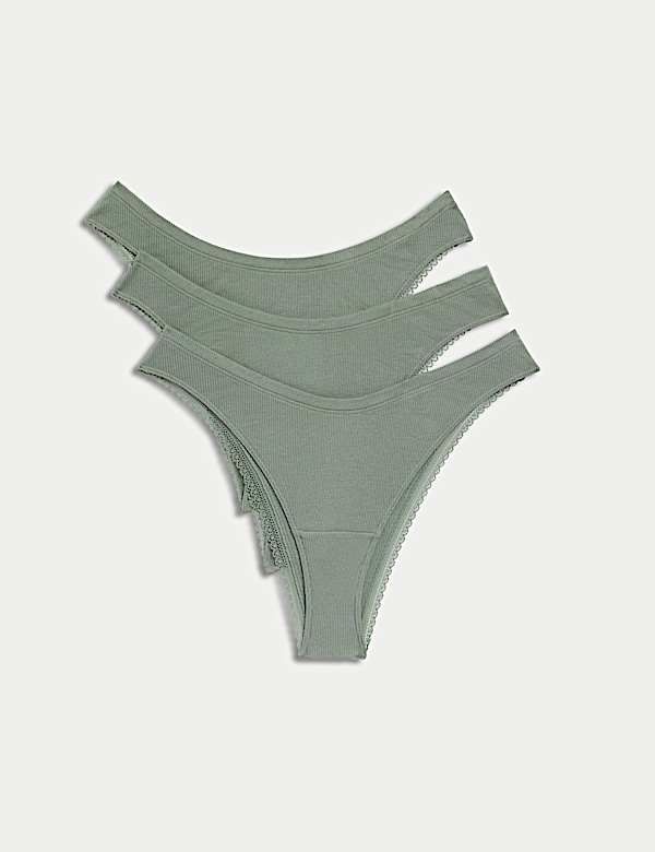 3pk Cotton Rich Miami Knickers - RS