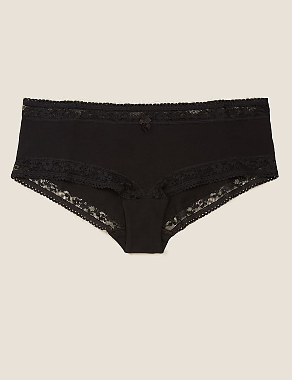 Cotton & Lace Low Rise Shorts