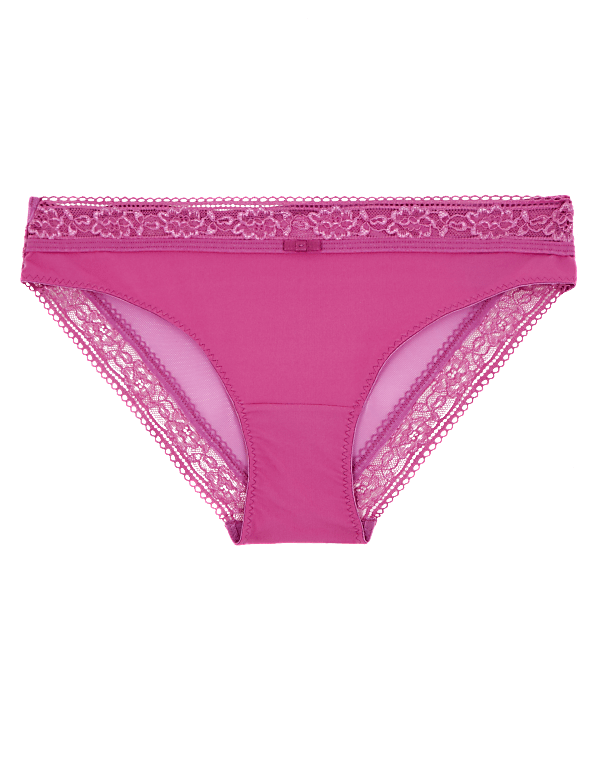 Lace Trim Brazilian Knickers