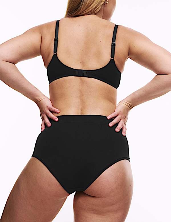 3pk Cotton Rich Brazilian Stoma Knickers