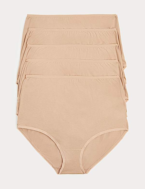 5pk Pure Cotton Full Briefs