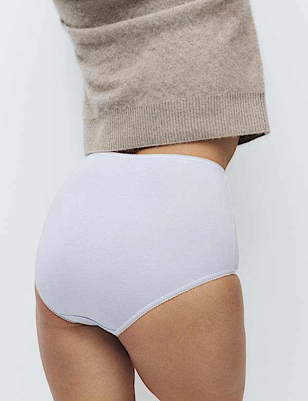 5pk Pure Cotton Full Briefs