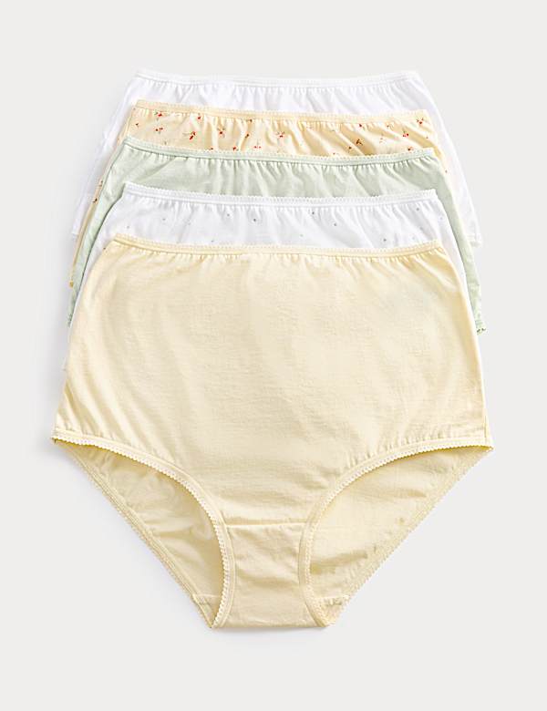 5pk Pure Cotton Full Briefs